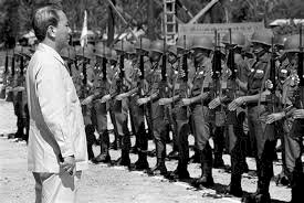 Le président vietnamien Nguyễn Văn Thiệu avant sa démission (image Flickr)
