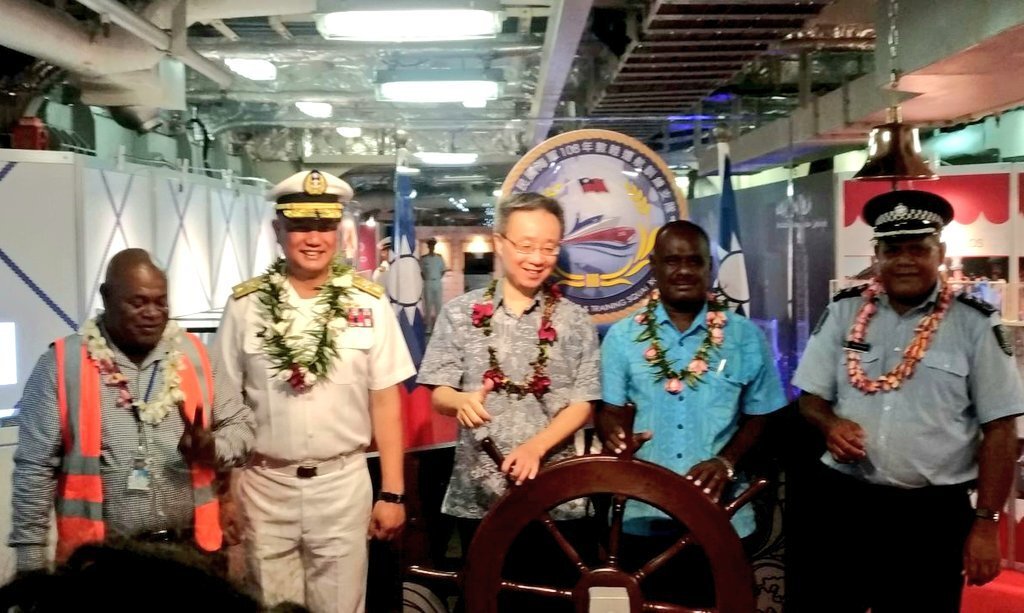 Un navire militaire taiwanais est accueilli aux Iles Salomon