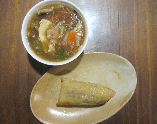 Zongzi et soupe Dalou (photo RTI)