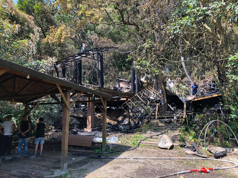 Le U-Theatre ravagé par un incendie