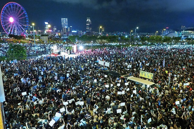 Manifestation contre le projet de loi d'extradition du 26 juin 2019 à Hong Kong (Image : Flickr - Etan Liam)
