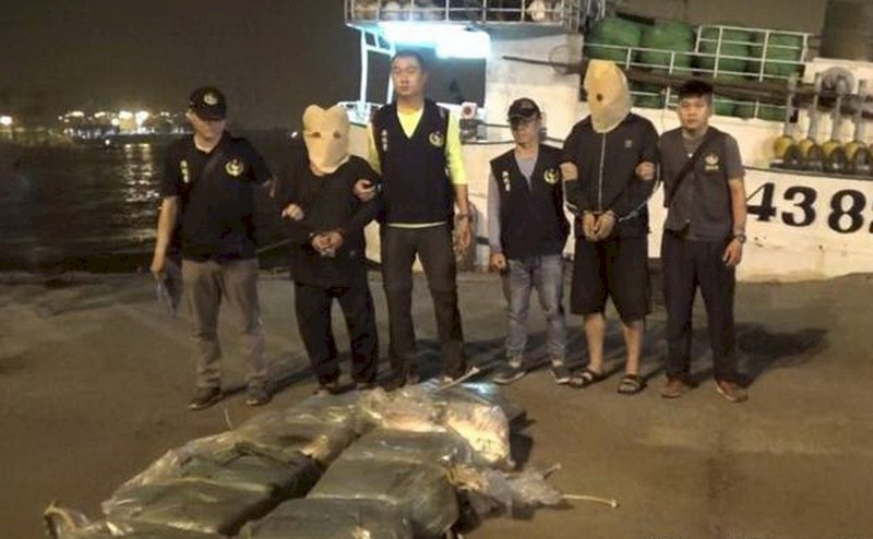 8 tonnes de drogues saisies depuis le début de l’année par les garde-côtes taiwanais