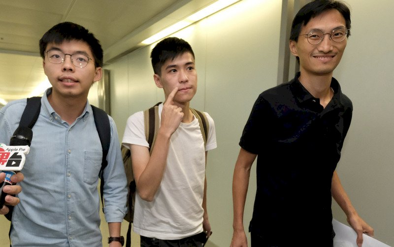 Joshua Wong espère trouver du soutien à Taiwan
