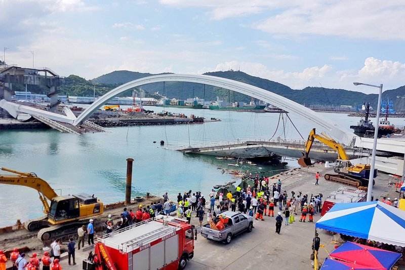Ecroulement du pont à Nanfang’ao : un marin toujours porté disparu