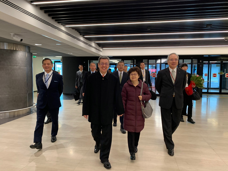 Le vice-président de la République arrive au Vatican