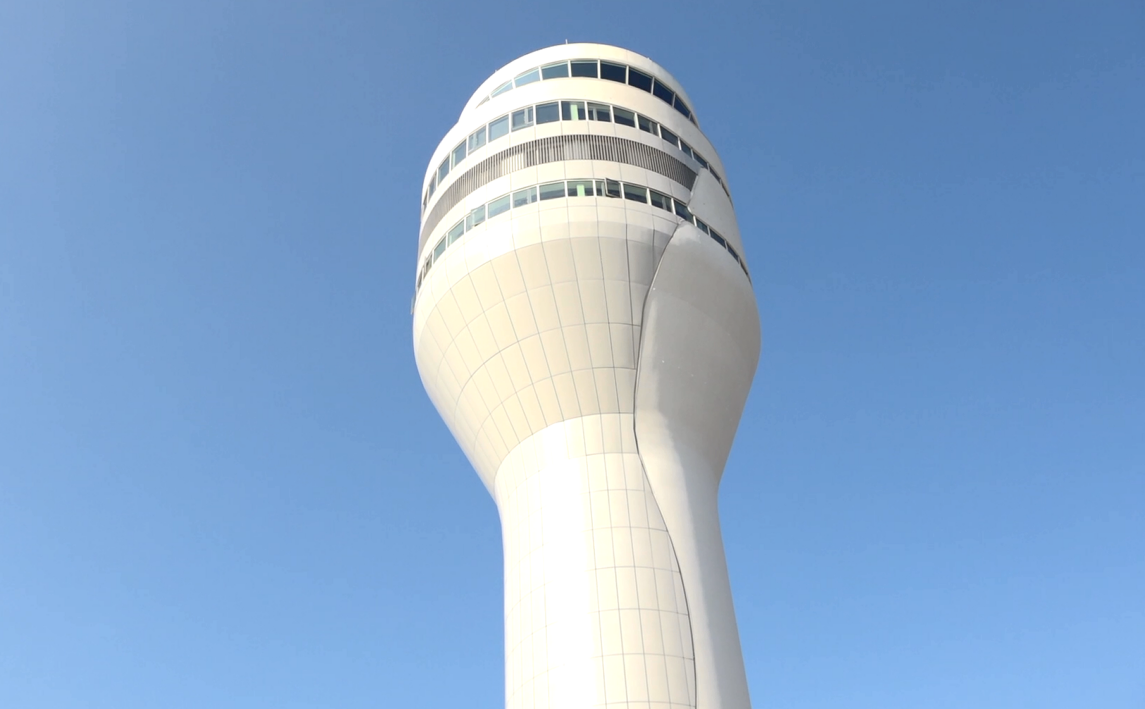 La nouvelle tour de contrôle de l'aéroport international de Taoyuan