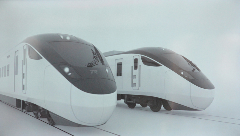 Les nouveaux trains EMU 3000 en priorité destinés à la ligne est