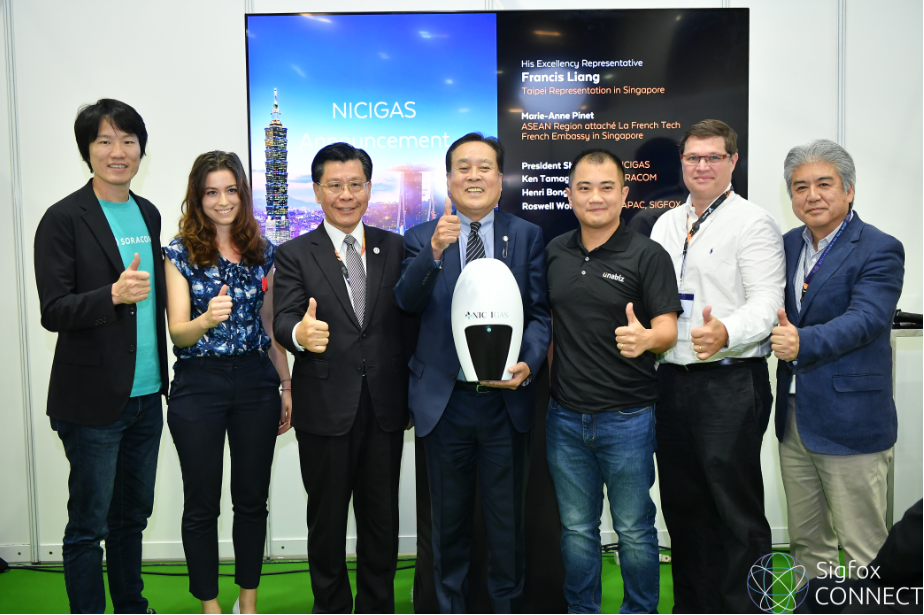 Le projet Unabiz Vainqueur du Sigfox Connect 2019 (photo Sigfox Connect)