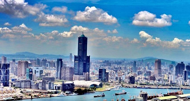 Asia New Bay Area de Kaohsiung (source 毛貓大少爺 de Taipei)