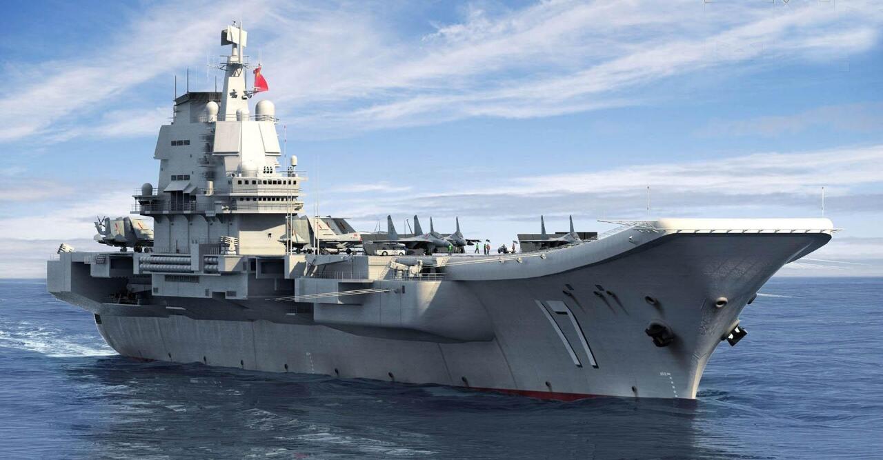 Le porte-avions chinois Shandong passe dans le détroit de Taiwan