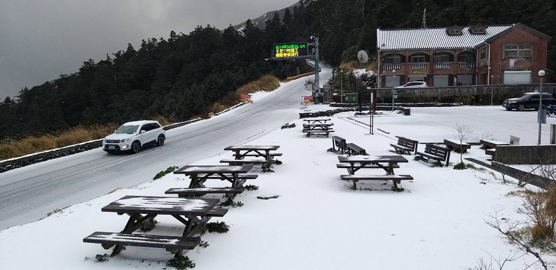 De la neige à Hehuanshan