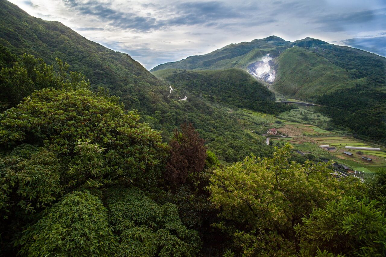 Cratère du volcan du mont Qixing (photo Flickr Eddy Tsai)