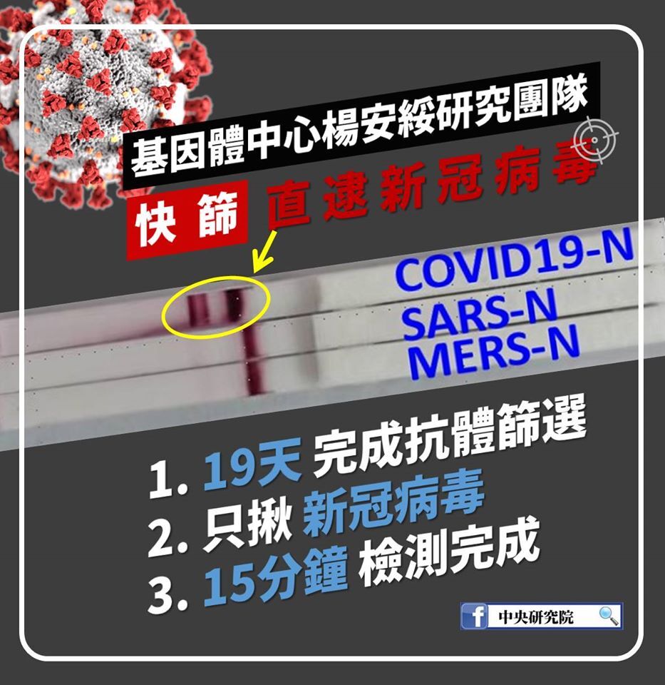 Dépistage du nouveau coronavirus en 15 minutes