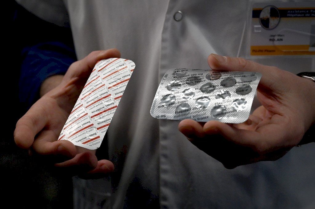Nivaquine (chloroquine) et Plaquénil (hydroxychloroquine) (photo AFP)