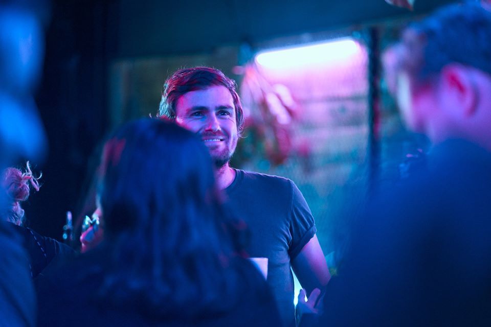 Entretien dans le bar Haku avec Morgan Boudet