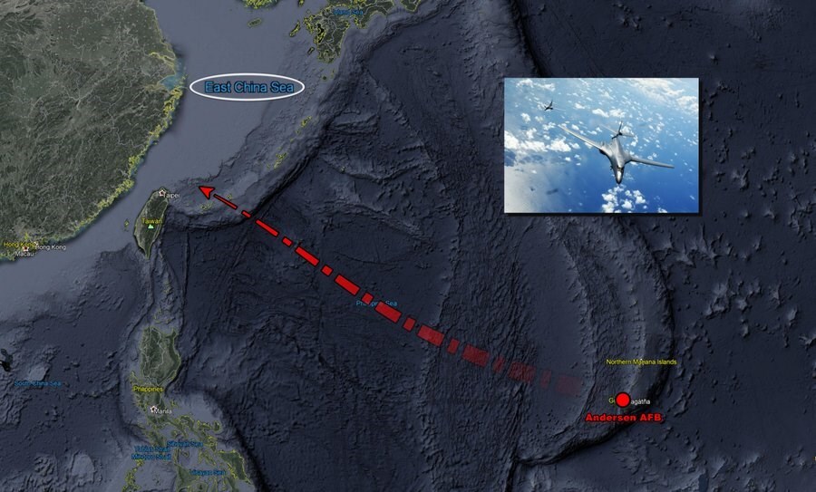 Deux bombardiers supersoniques américains observés près de Taiwan