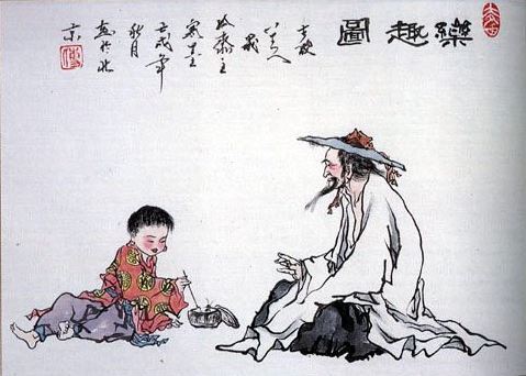Combat de grillon en Chine ancienne (source internet)