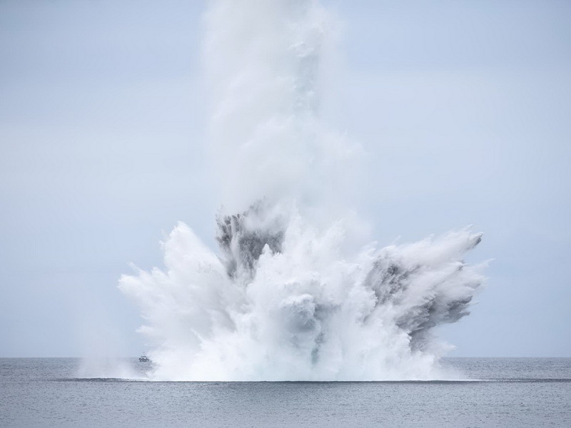 L'armée fait exploser 13 bombes trouvées au large de la côte nord-est de Taïwan