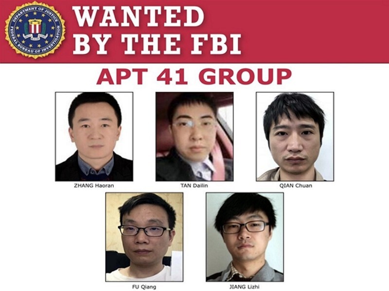 Des Taïwanais parmi les cibles des 5 hackeurs chinois poursuivis aux Etats-Unis