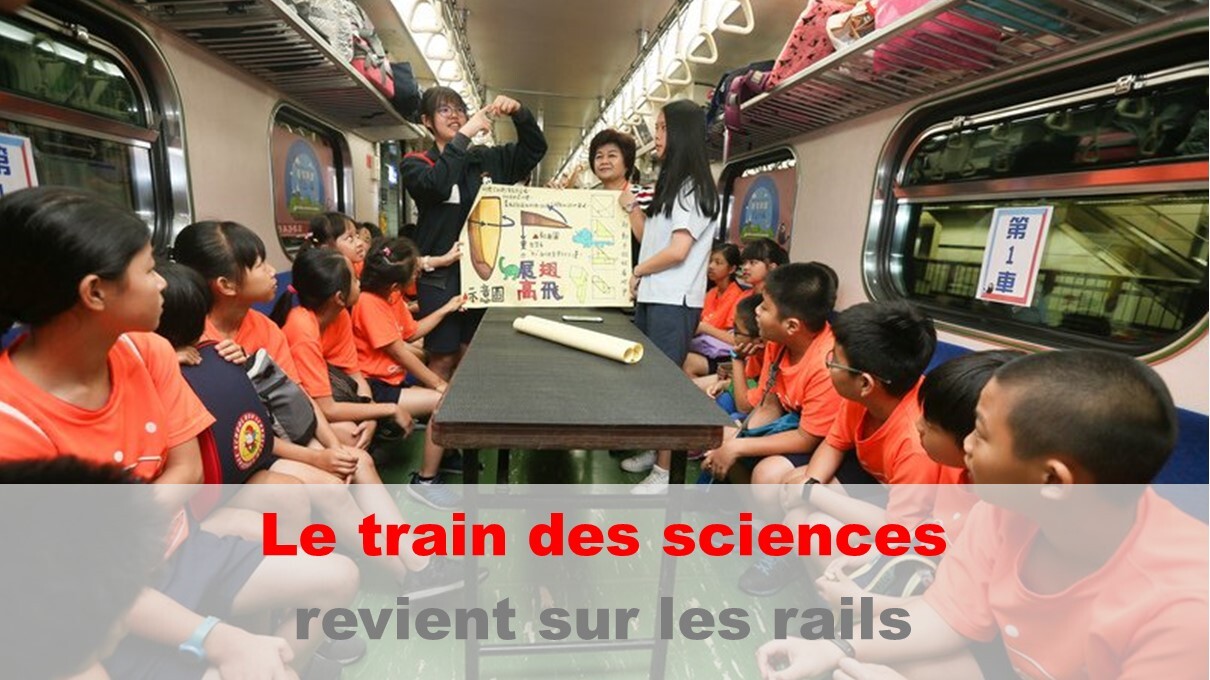 Le train des sciences regagne les rails pour un tour de Taiwan