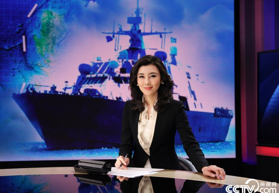 La présentatrice chinoise Li Hong sur la chaîne de télévision d'Etat CCTV (Image : site internet de CCTV)