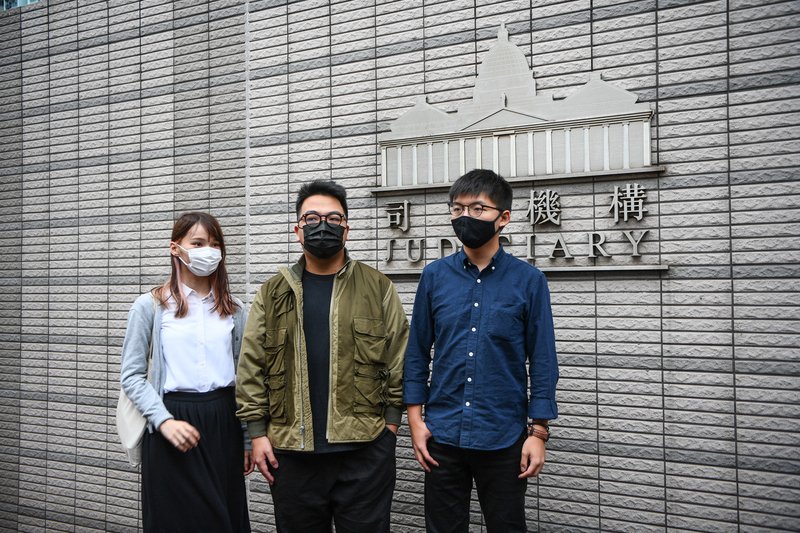 Taïwan réagit à la condamnation des activistes hongkongais Joshua Wong, Agnes Chow et Ivan Lam