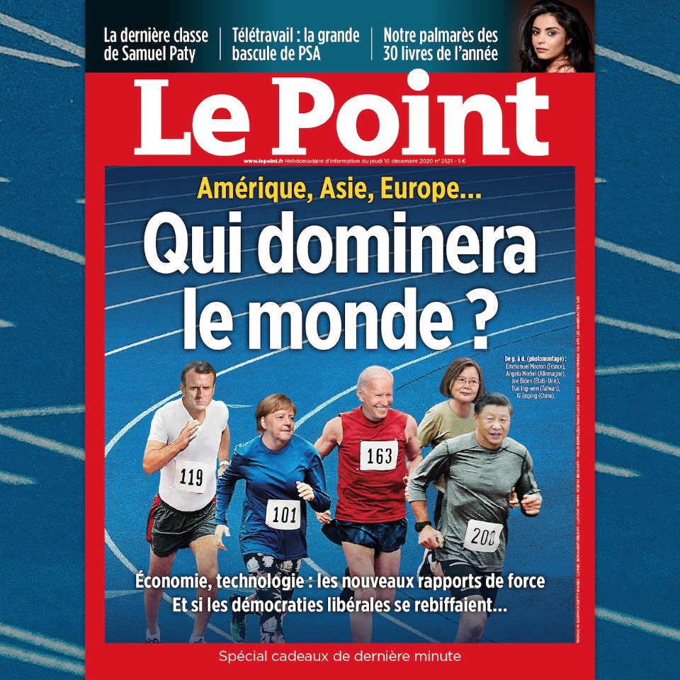 Tsai Ing-wen figure en couverture du dernier numéro du Point