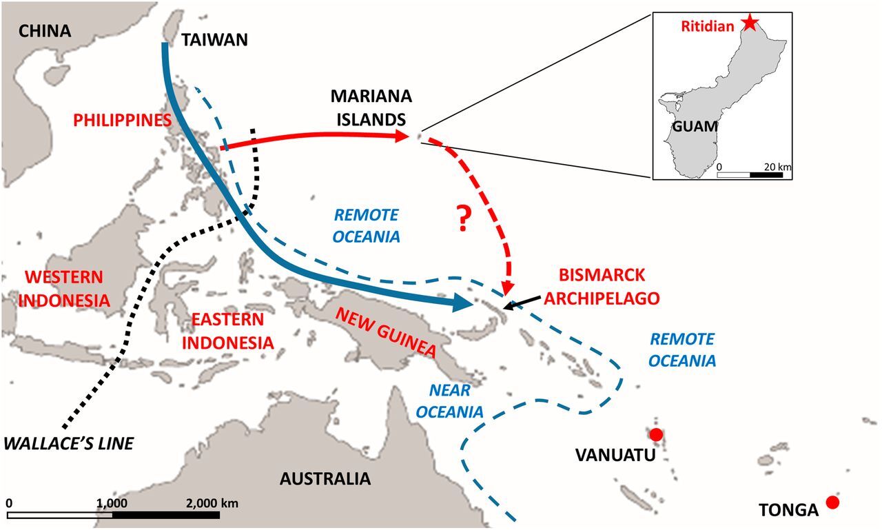 Les aborigènes de Guam originaires de Taiwan d’après des analyses d'anciens ADN