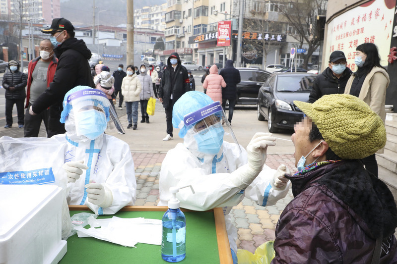 IIllustration test épidémie en Chine (photo CNA)