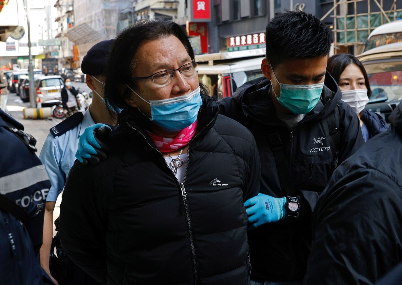 Daniel Wong, avocat hongkongais pro-democratie et co-fondateur du restaurant Ageis à Taipei, arrêté ce matin à Hong Kong