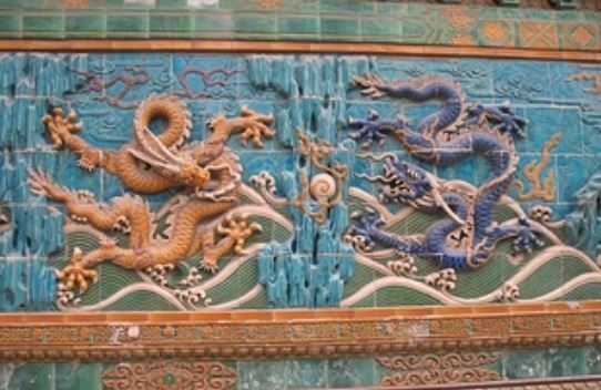Dragon de jade et phénix doré