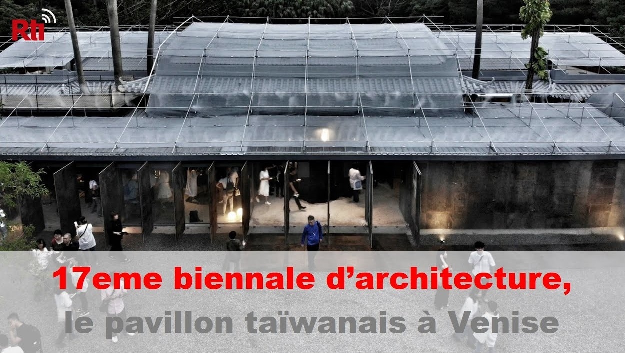 Derniers préparatifs du pavillon taïwanais de la 17eme biennale d’architecture de Venise