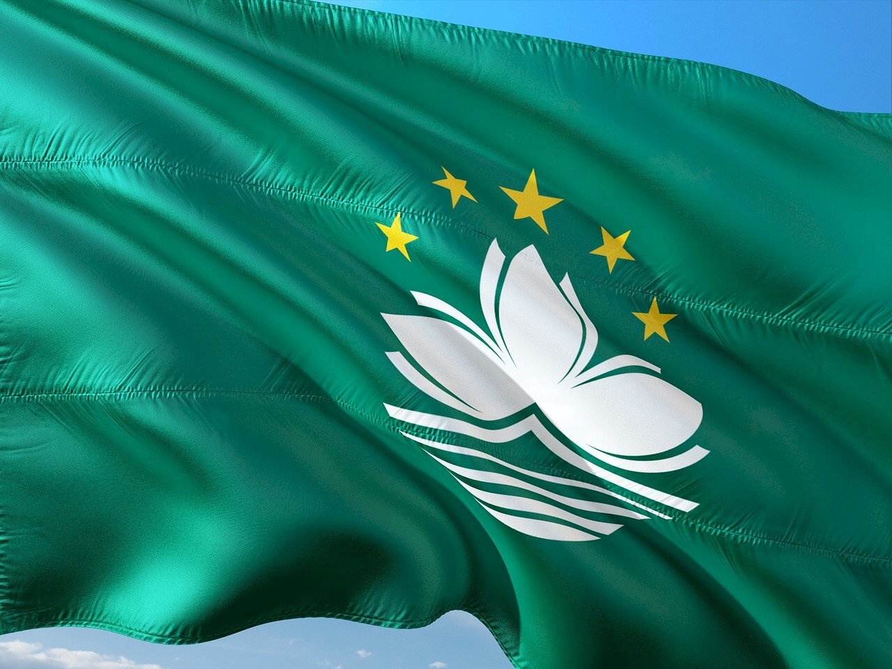 Drapeu de la Région administrative spéciale (RAS) de Macao (Image : needpix)