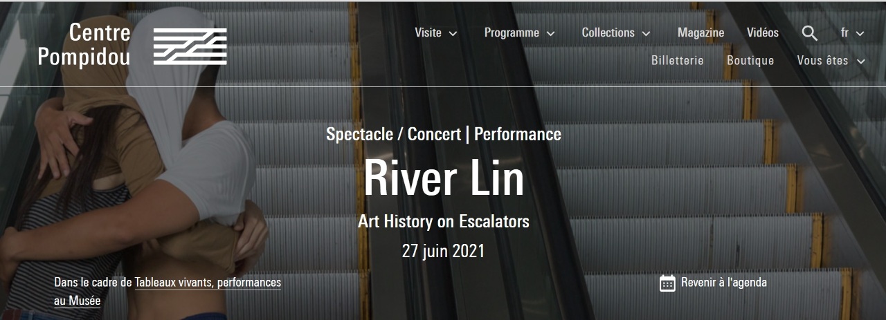 La création de l’artiste River Lin est au Centre Pompidou ce weekend