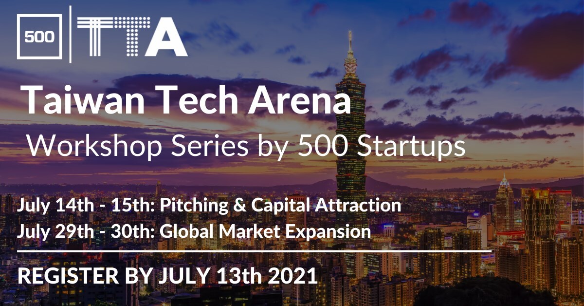 500 startups collabore avec Taiwan Tech Arena pour un nouveau programme d’accélération