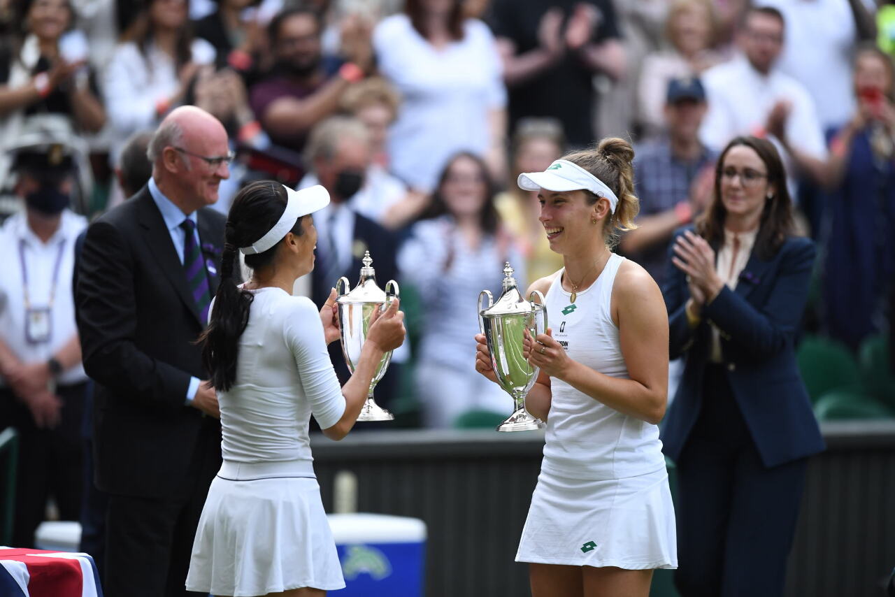 Hsieh Su-wei et Elise Mertens, reines en Angleterre