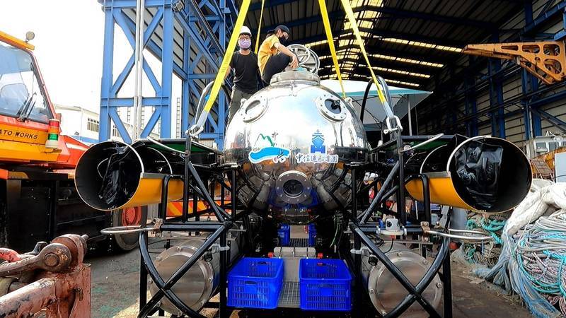 Taiwan développe un submersible de recherche scientifique habité