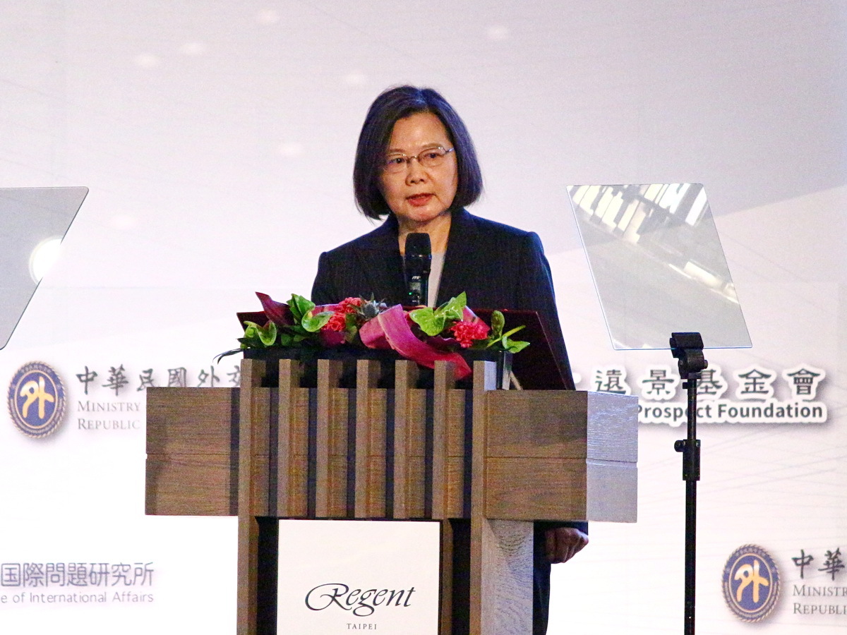 Taïwan ne se pliera pas à la pression selon Tsai Ing-wen