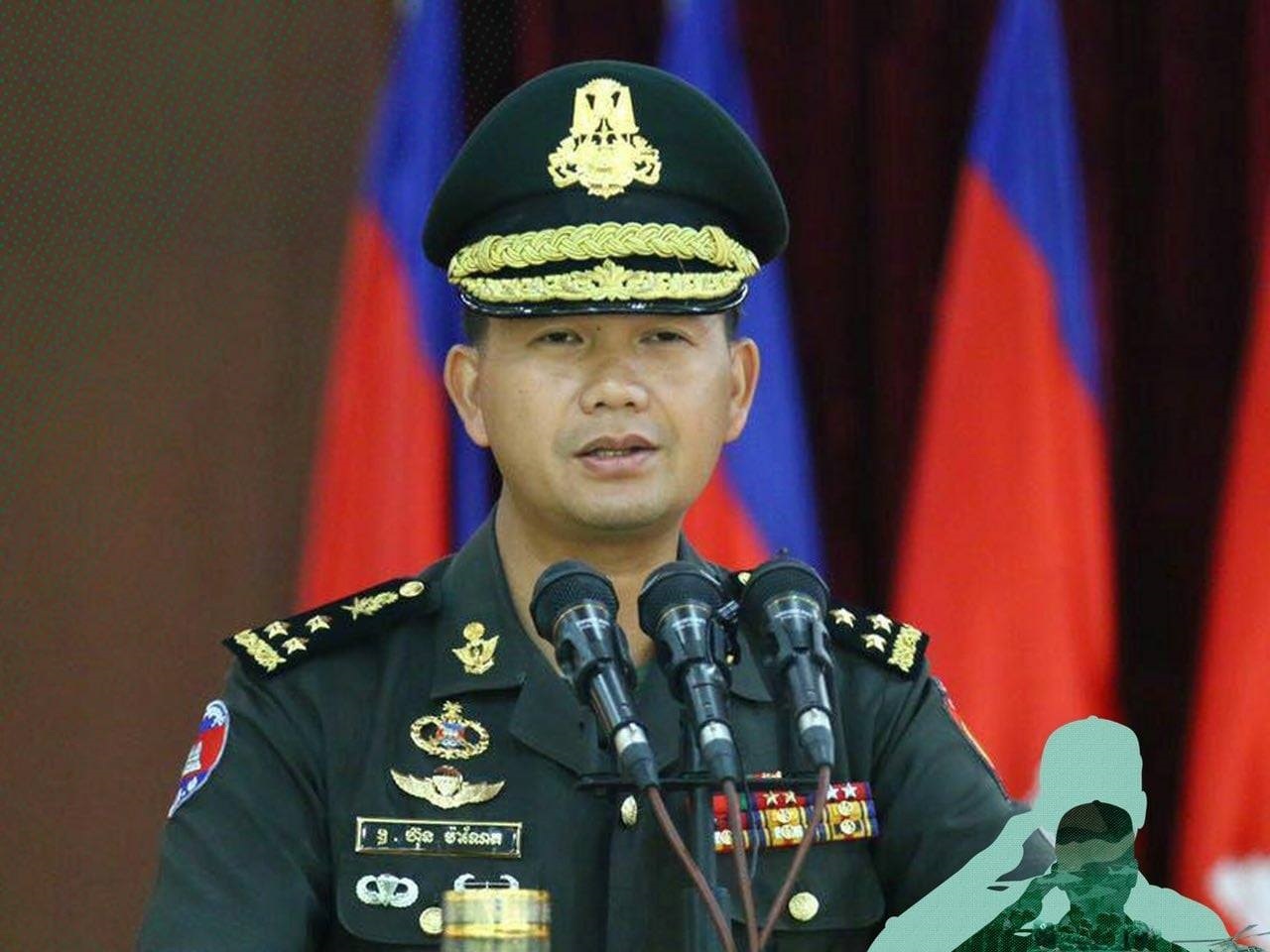 Le fils du Premier ministre cambodgien Hun Sen, Hun Manet (Image : Compte Facebook de Hun Manet)