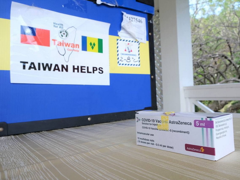 Taïwan fait don de 10 000 doses de vaccin AstraZeneca à Sainte-Lucie et à Saint-Vincent et les Grenadines