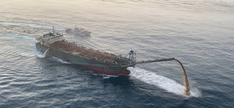 Loi sur l'excavation de sables et de graviers: les navires sabliers peuvent être saisis