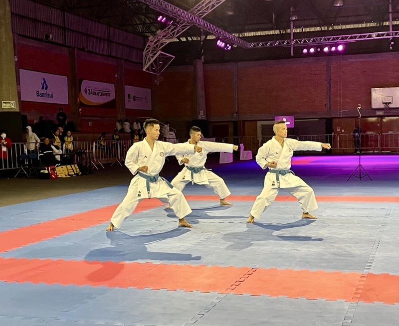 Le karaté taïwanais en Bronze aux Deaflympics