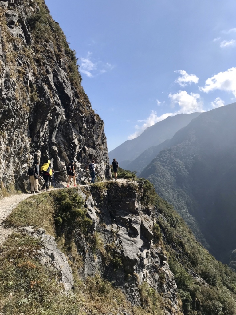 Vieux sentier de Zhuilu, dans le Parc national de Taroko (Image : RTI)