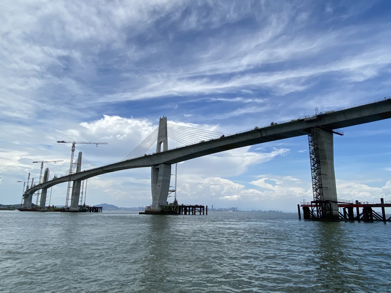 Le pont de Kinmen en passe de relier les deux îles