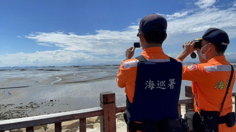Illustration garde-cotes à Kinmen (photo CNA)