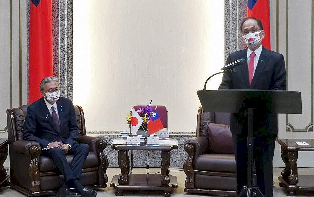 La délégation parlementaire japonaise reçue au Yuan législatif