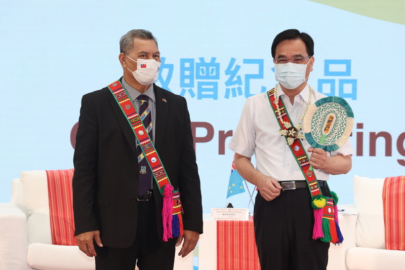 Rencontre du Premier ministre tuvaluan et Icyang‧Parod