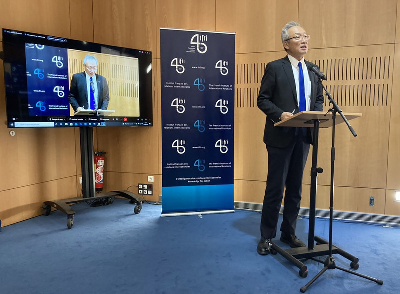 François Wu à l’inauguration d’une conférence sur l’Asie de l’Ifri