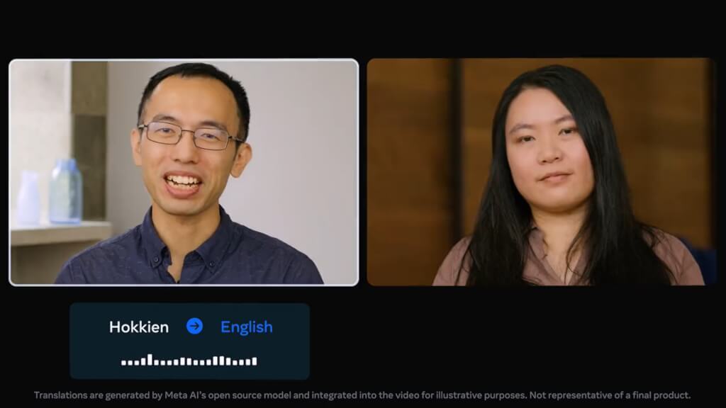 Grâce à l’IA, Meta traduit le taïwanais en simultané et ouvre de nouvelles perspectives pour les langues parlées