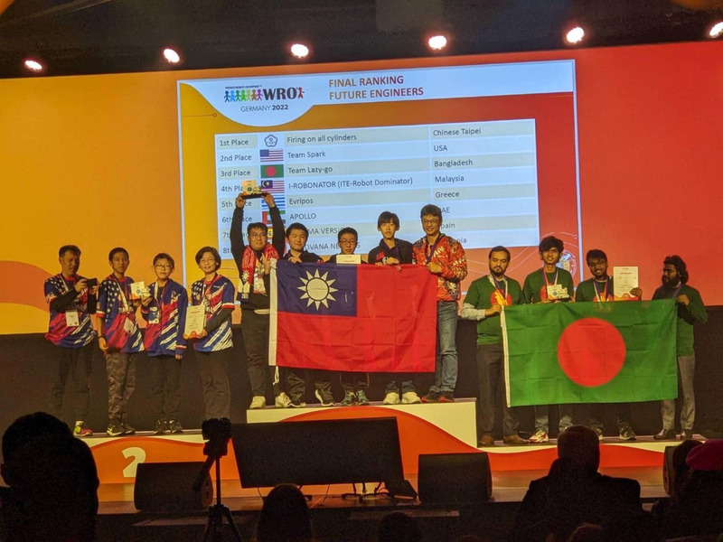 Taïwan remporte plusieurs prix à l'Olympiade internationale de robotique WRO 2022